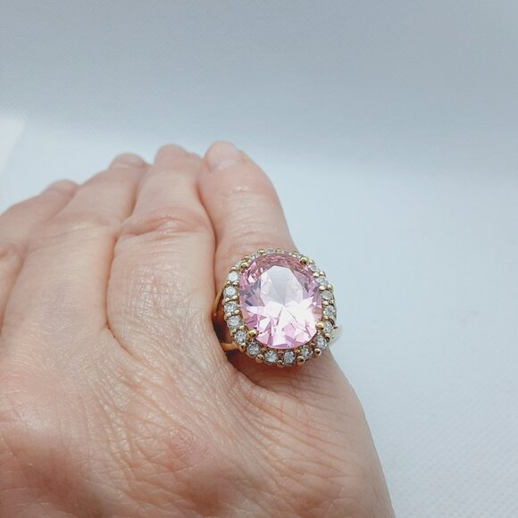 New Jackie Kennedy Collection Pink Kunzite Ring Size 6 - Picture 9 of 10